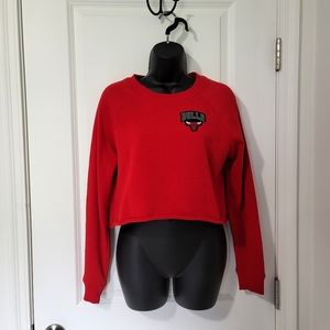Cropped Bulls Sweatshirt